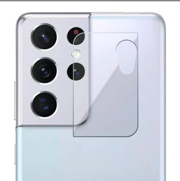 Protetor de câmera traseira Samsung Galaxy S21 Ultra transparente